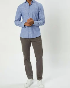 Pantalon Coton Bio Stig Tappered Leger gris foncé