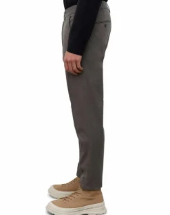 Pantalon Coton Bio Stig Tappered Leger gris foncé
