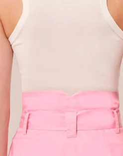 Pantalon Coton Biologique en popeline blush