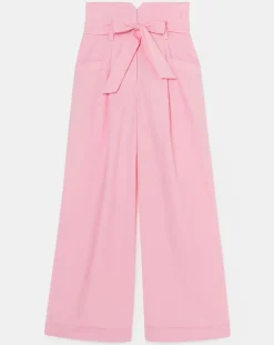 Pantalon Coton Biologique en popeline blush