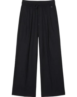 Pantalon de costume à rayures noir