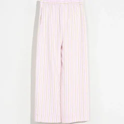 Pantalon de pyjama Paige rayé écru