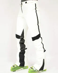 Pantalon de ski Move Wave blanc/noir