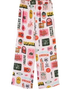 Pantalon Domingo rose