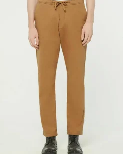Pantalon droit Lujog camel