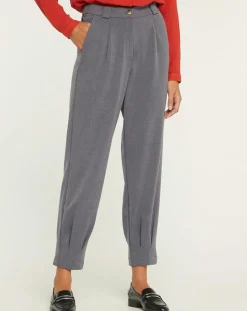 Pantalon droite Lugano gris