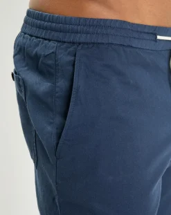 Pantalon en Coton & Lin Beach bleu