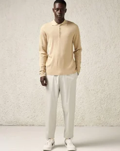 Pantalon en Coton Stanford gris perle