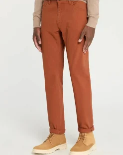 Pantalon en Coton stretch Kuflex marron clair