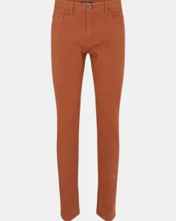 Pantalon en Coton stretch Kuflex marron clair
