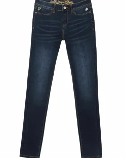 Pantalon en Denim bleu foncé