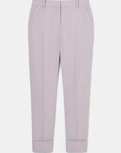 Pantalon en Laine froide mélangée parme