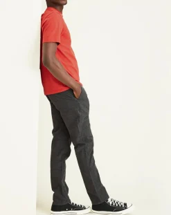 Pantalon en Laine mélangée Alpha Icon Tapered noir