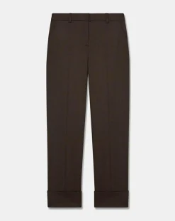 Pantalon en Laine mélangée Philippa chocolat