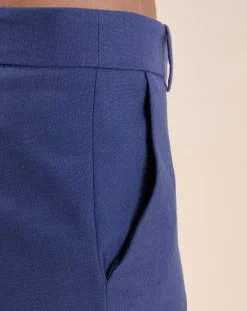 Pantalon en Laine mélangée Philippa bleu