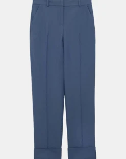 Pantalon en Laine mélangée Philippa bleu