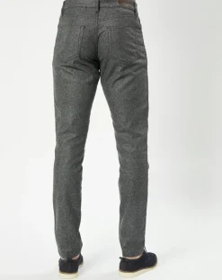 Pantalon en Laine mélangée Flanelle moulinée gris