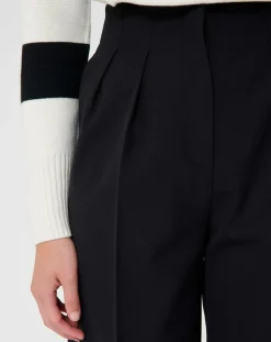 Pantalon en Laine mélangée Parigi noir