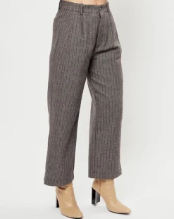 Pantalon en Laine mélangée Emy gris
