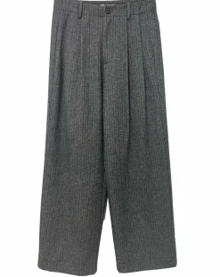 Pantalon en Laine mélangée Emy gris