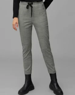 Pantalon en Laine mélangée Tapered Rygge gris