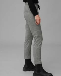 Pantalon en Laine mélangée Tapered Rygge gris