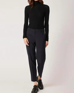 Pantalon en Laine mélangée Paul marine