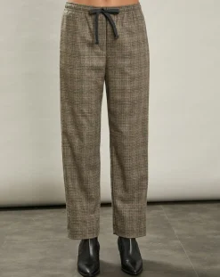 Pantalon en Laine mélangée Peyo beige/gris