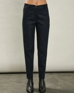 Pantalon en Laine mélangée Parfait marine