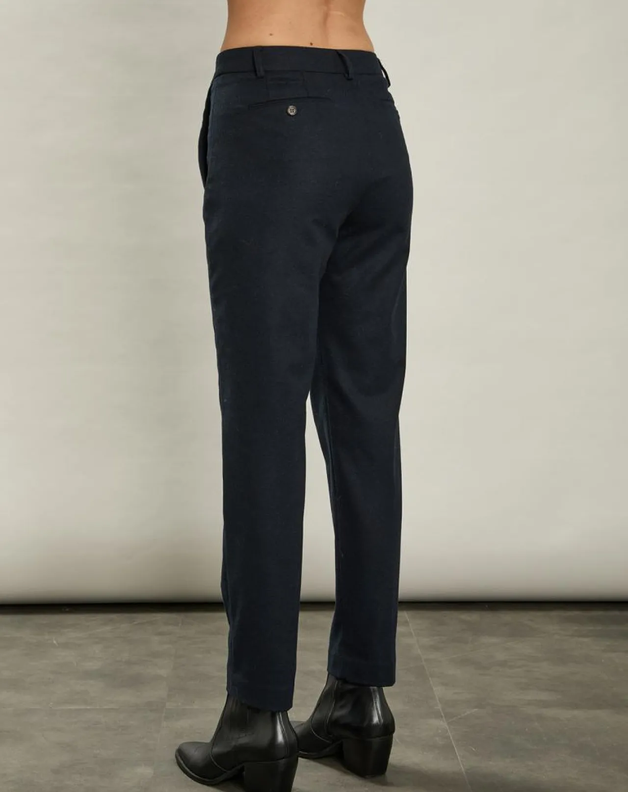 Pantalon en Laine mélangée Parfait marine