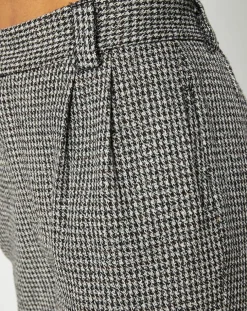 Pantalon en Laine mélangée Cassandre marron/noir/blanc