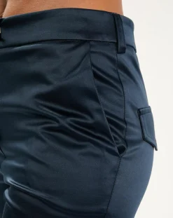 Pantalon en Satin Moon nuit