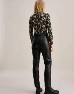 Pantalon en simili Voodoo noir