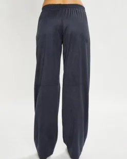 Pantalon en Suédine Lou indigo