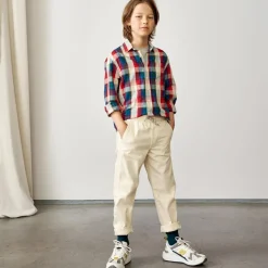 Pantalon en Toile de coton Painter blanc cassé