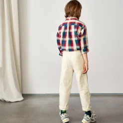 Pantalon en Toile de coton Painter blanc cassé