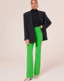 Pantalon en toile double vert