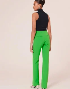 Pantalon en toile double vert