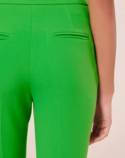 Pantalon en toile double vert