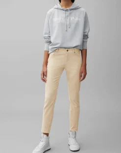 Pantalon en Velours Albi Milleraies beige