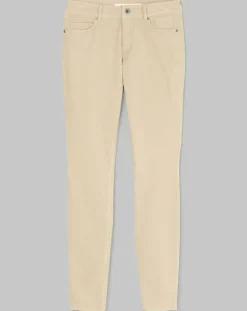 Pantalon en Velours Albi Milleraies beige