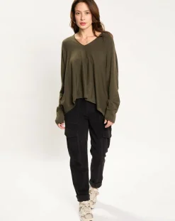 Pantalon en Velours Cargo noir