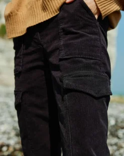 Pantalon en Velours Cargo noir