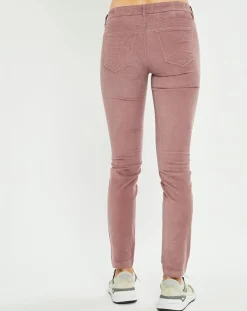 Pantalon en Velours côtelé Lulea rose