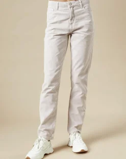 Pantalon en Velours côtelé Pencil rosewood