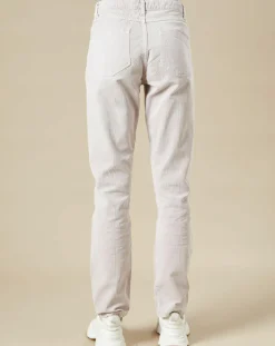 Pantalon en Velours côtelé Pencil rosewood