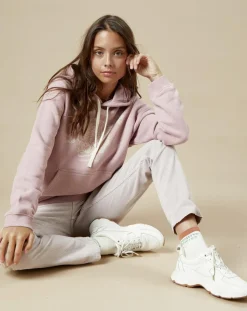 Pantalon en Velours côtelé Pencil rosewood