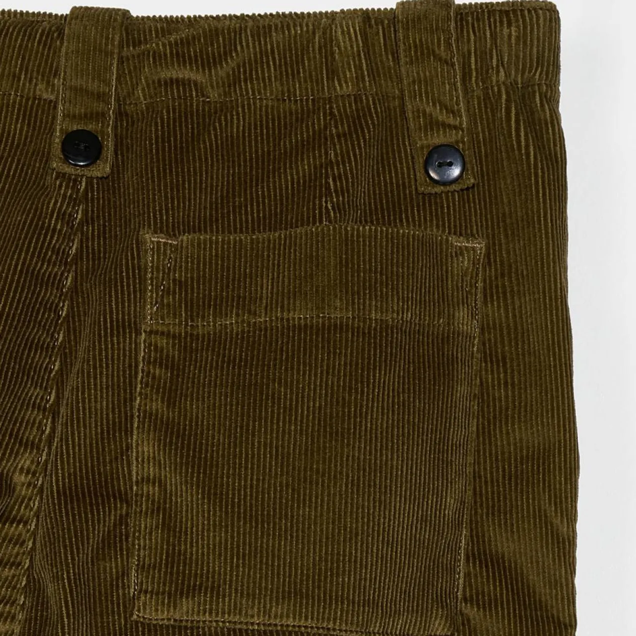 Pantalon en Velours côtelé Karen marron