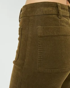 Pantalon en Velours côtelé Pants kaki