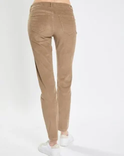 Pantalon en Velours côtelé Lulea beige